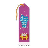 6 Pack Bulk A True Friend Is A Gift From God Ribbon