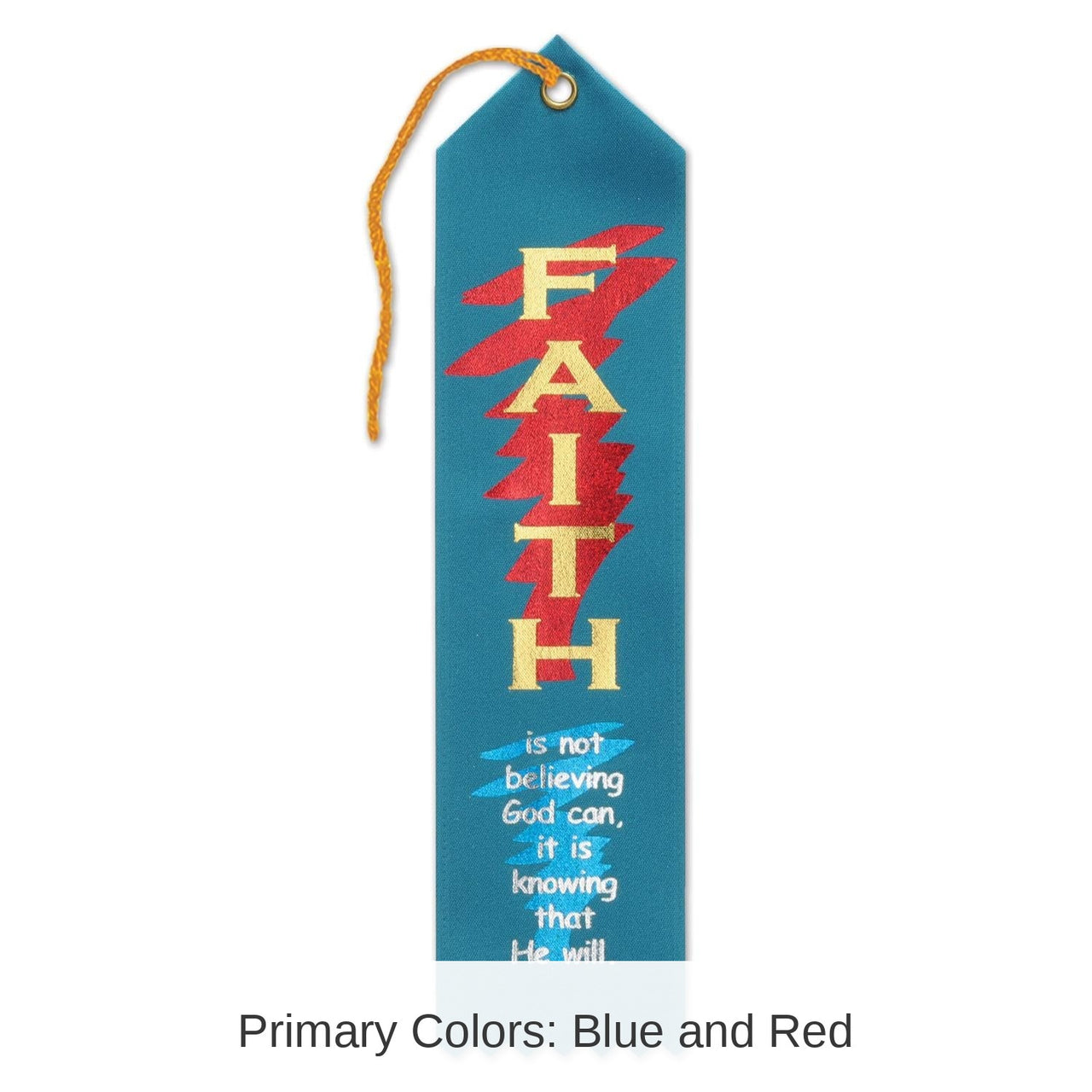 6 Pack Bulk Faith Is Knowing That He Will Ribbon