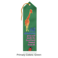 6 Pack Bulk All Creatures Great And Small Ribbon