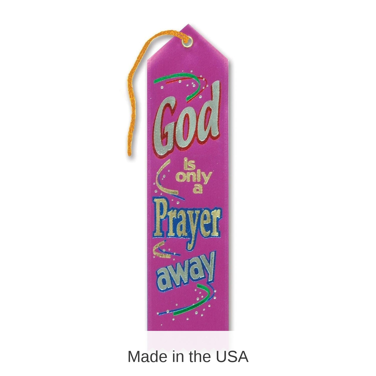 6 Pack Bulk God Is Only A Prayer Away Ribbon