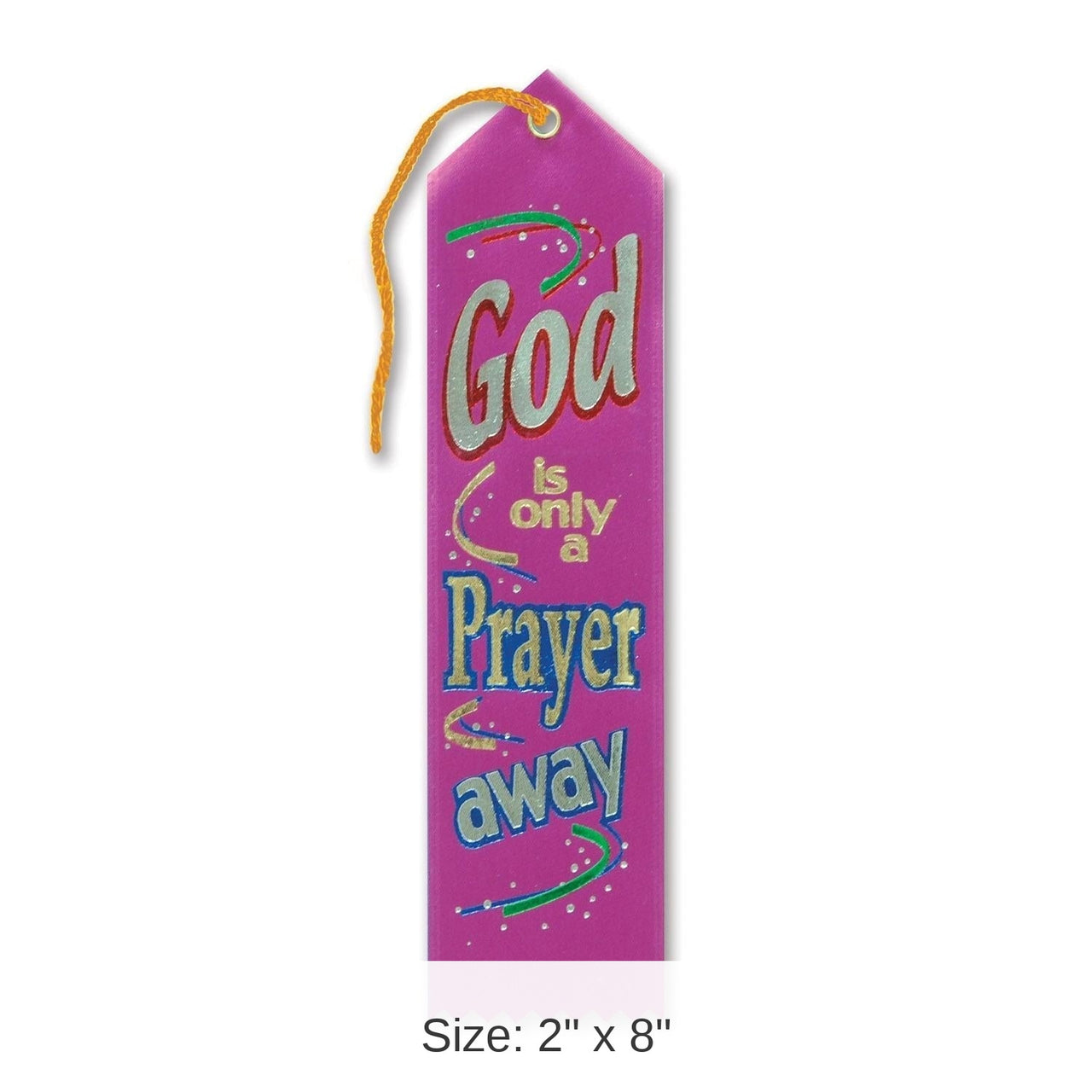 6 Pack Bulk God Is Only A Prayer Away Ribbon