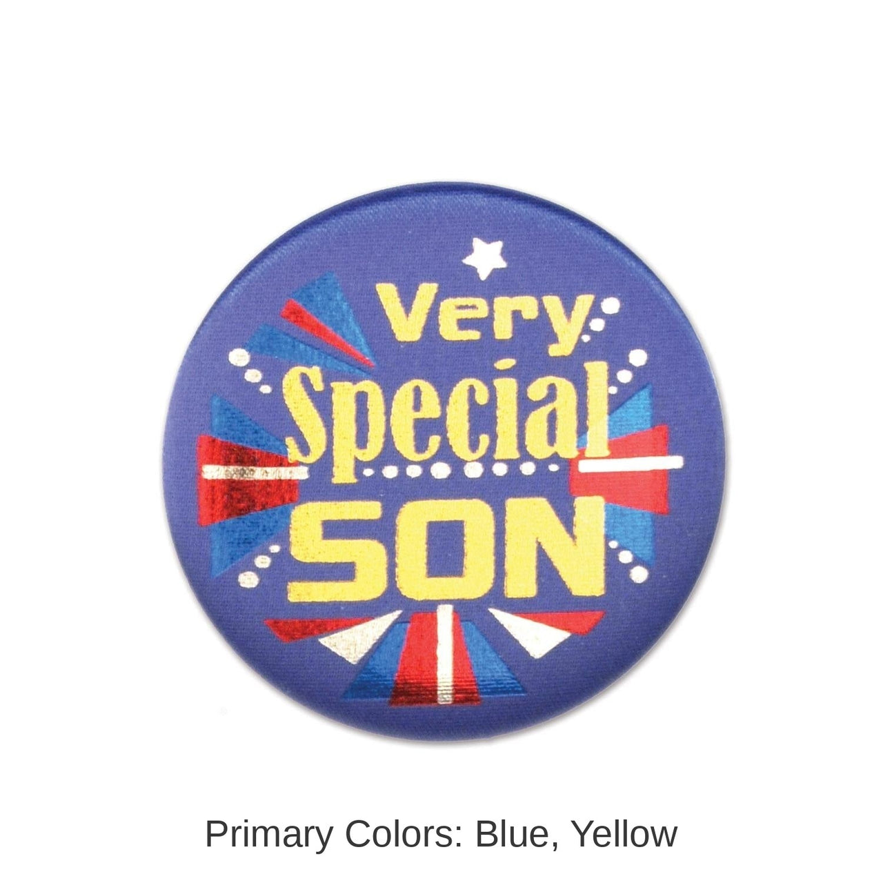 6 Pack Bulk Very Special Son Satin Button