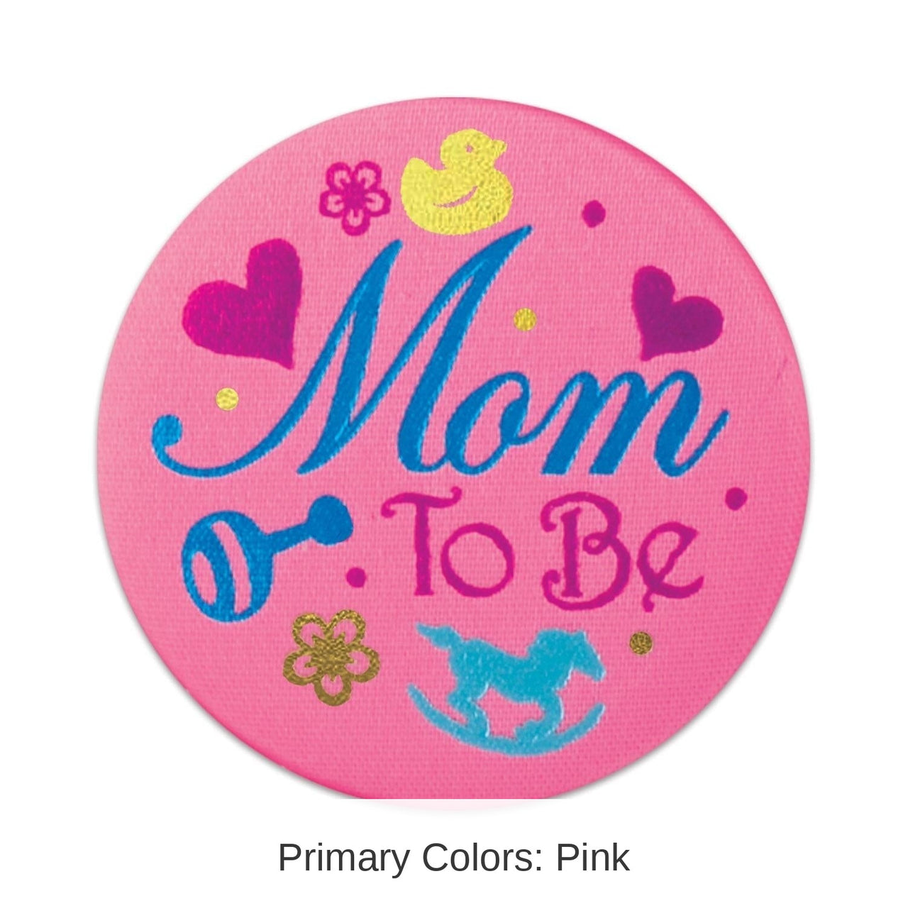 6 Pack Bulk Mom To Be Satin Button