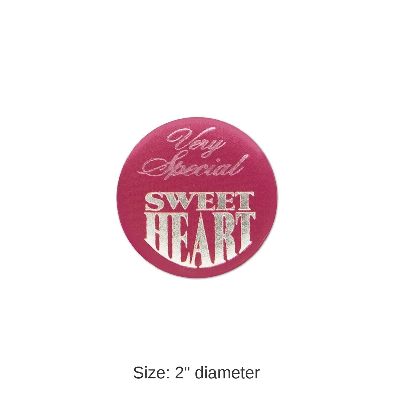 6 Pack Bulk Very Special Sweetheart Satin Button