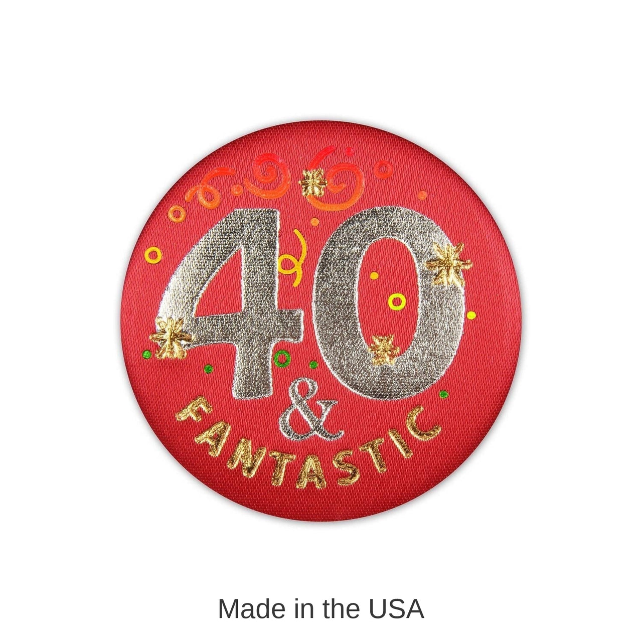 6 Pack Bulk 40/Fantastic Satin Button
