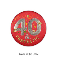 6 Pack Bulk 40/Fantastic Satin Button