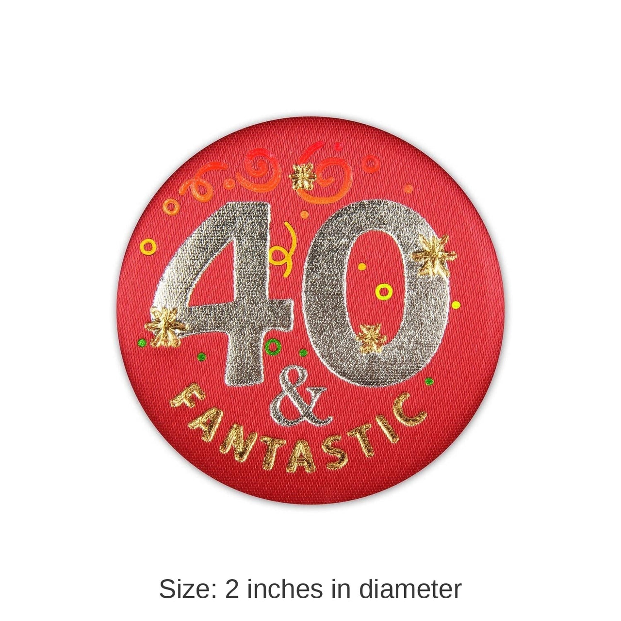 6 Pack Bulk 40/Fantastic Satin Button