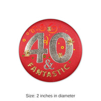6 Pack Bulk 40/Fantastic Satin Button