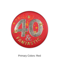 6 Pack Bulk 40/Fantastic Satin Button
