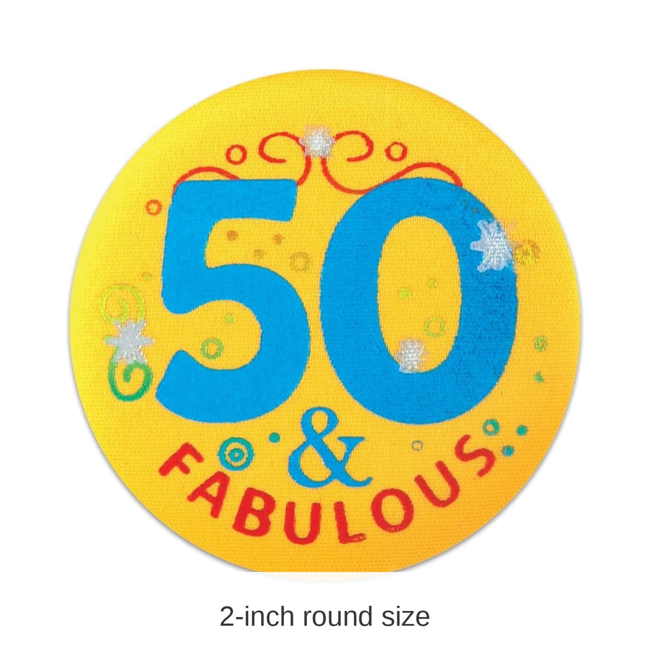 6 Pack Bulk 50/Fabulous Satin Button