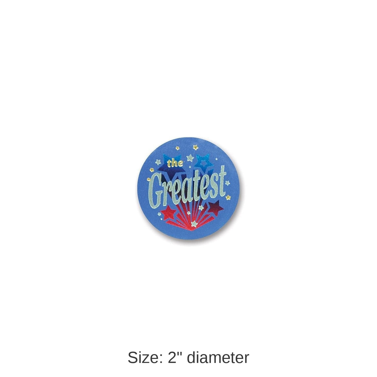 6 Pack Bulk The Greatest Satin Button
