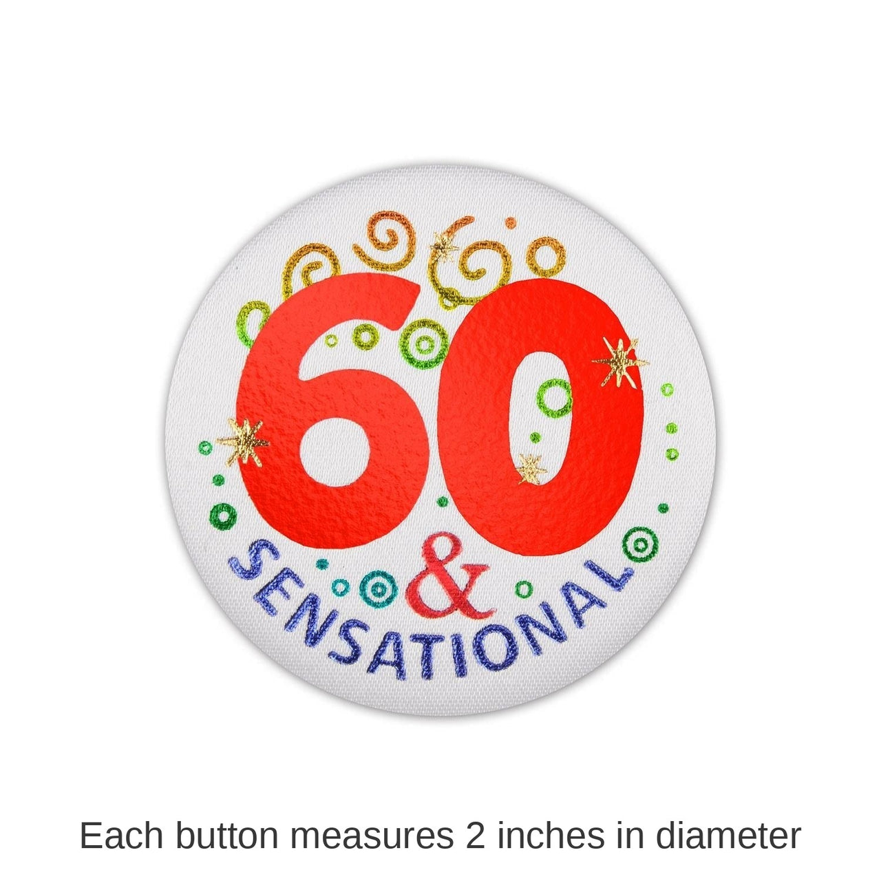 6 Pack Bulk 60/Sensational Satin Button
