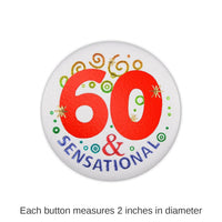 6 Pack Bulk 60/Sensational Satin Button