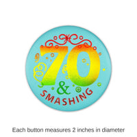 6 Pack Bulk 70/Smashing Satin Button