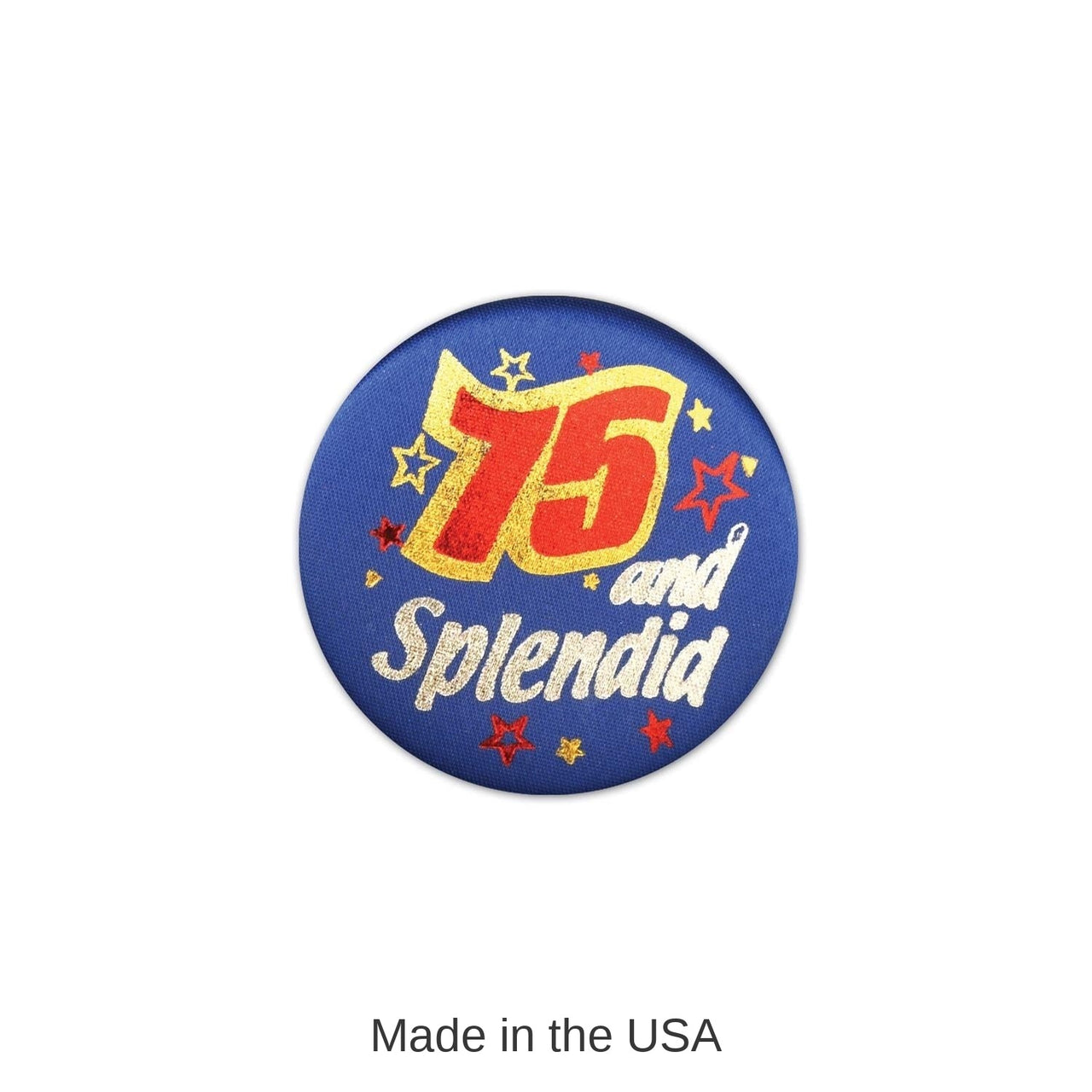 6 Pack Bulk 75/Splendid Satin Button