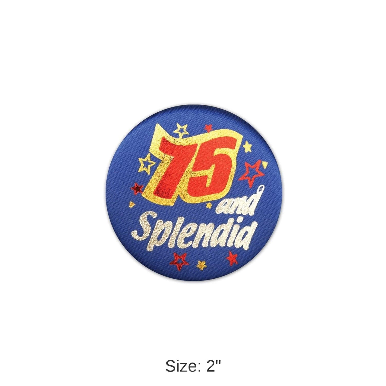 6 Pack Bulk 75/Splendid Satin Button