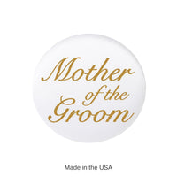6 Pack Bulk Mother Of The Groom Satin Button