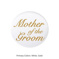 6 Pack Bulk Mother Of The Groom Satin Button