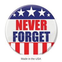6 Pack Bulk Never Forget Button