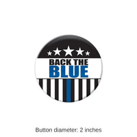 6 Pack Bulk Back The Blue Button