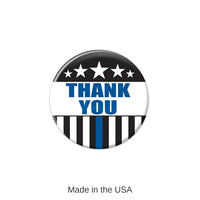 6 Pack Bulk Thank You Law Enforcement Button