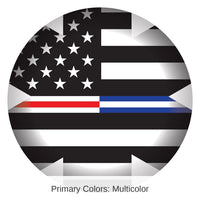 6 Pack Bulk Medical Star Icon with Flag Button