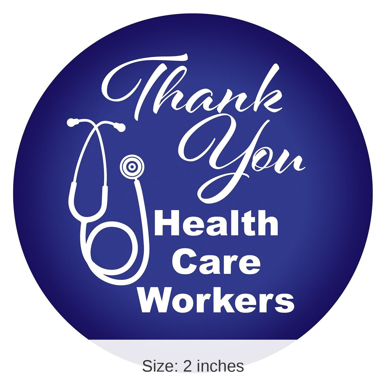 6 Pack Bulk Thank You Health Care Workers Button