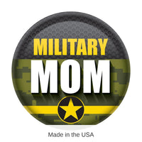 6 Pack Bulk Military Mom Button- Army