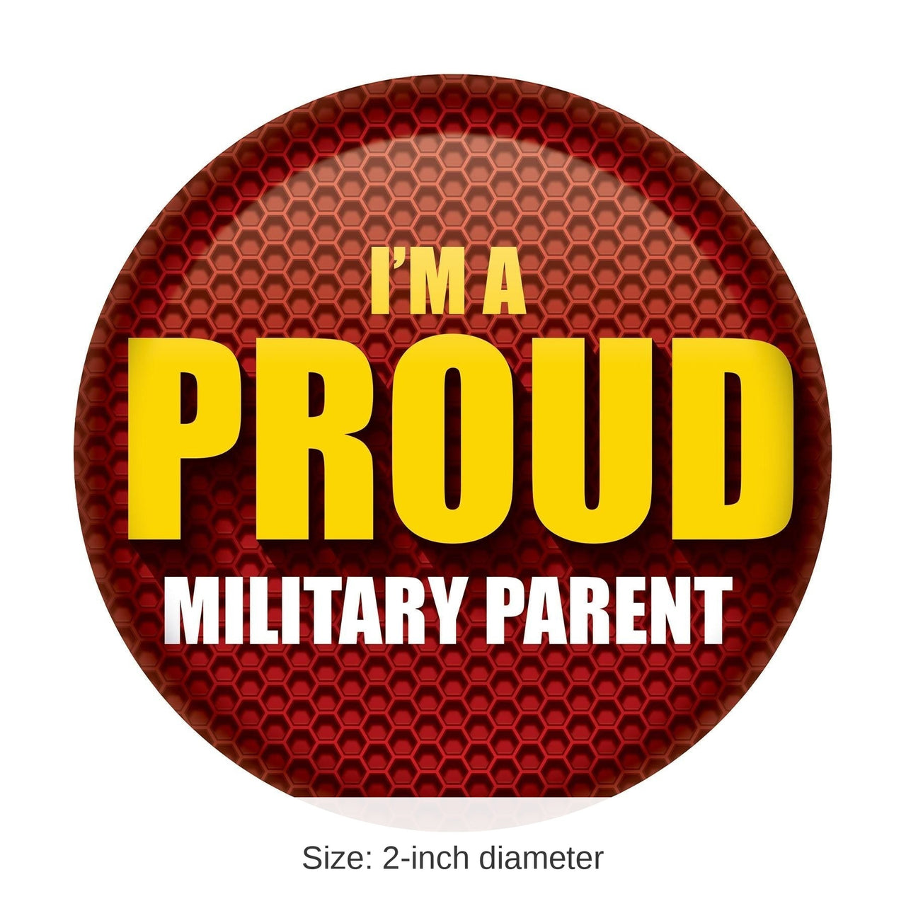 6 Pack Bulk I'm A Proud Military Parent Button - Marines