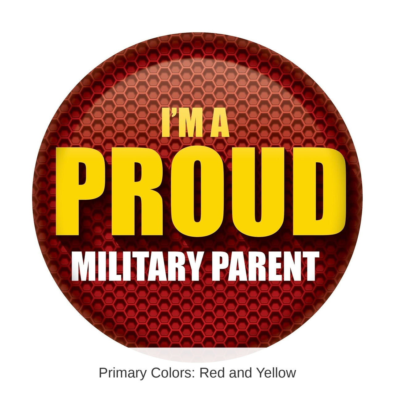 6 Pack Bulk I'm A Proud Military Parent Button - Marines