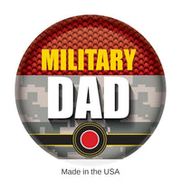 6 Pack Bulk Military Dad Button- Marines