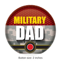 6 Pack Bulk Military Dad Button- Marines