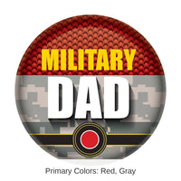 6 Pack Bulk Military Dad Button- Marines