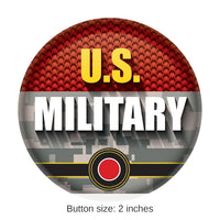 6 Pack Bulk U.S. Military Button- Marines