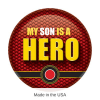 6 Pack Bulk My Son Is A Hero Button- Marines