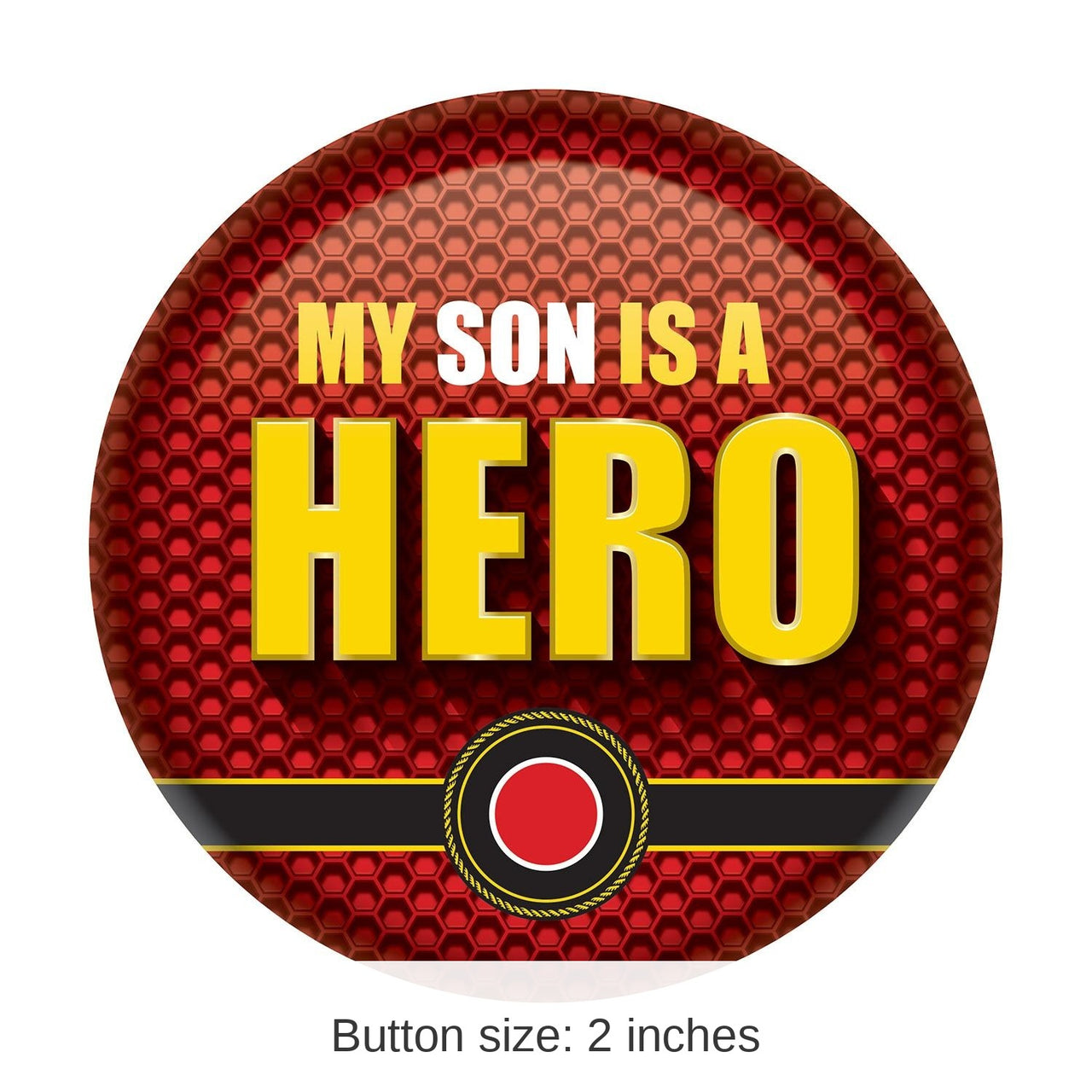 6 Pack Bulk My Son Is A Hero Button- Marines