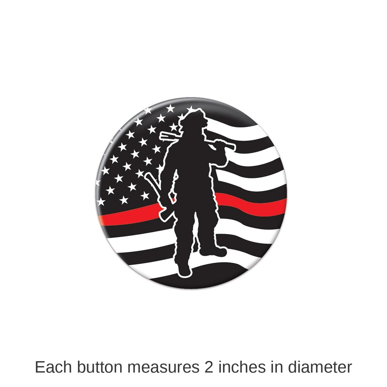 6 Pack Bulk Firefighter Button