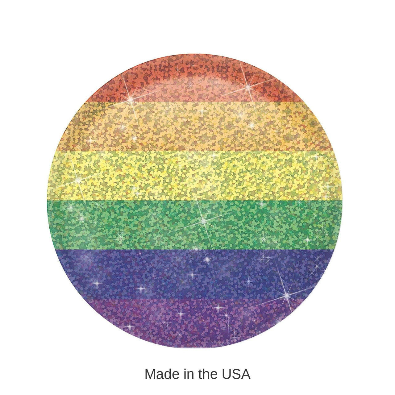 6 Pack Bulk Rainbow Button