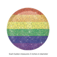 6 Pack Bulk Rainbow Button