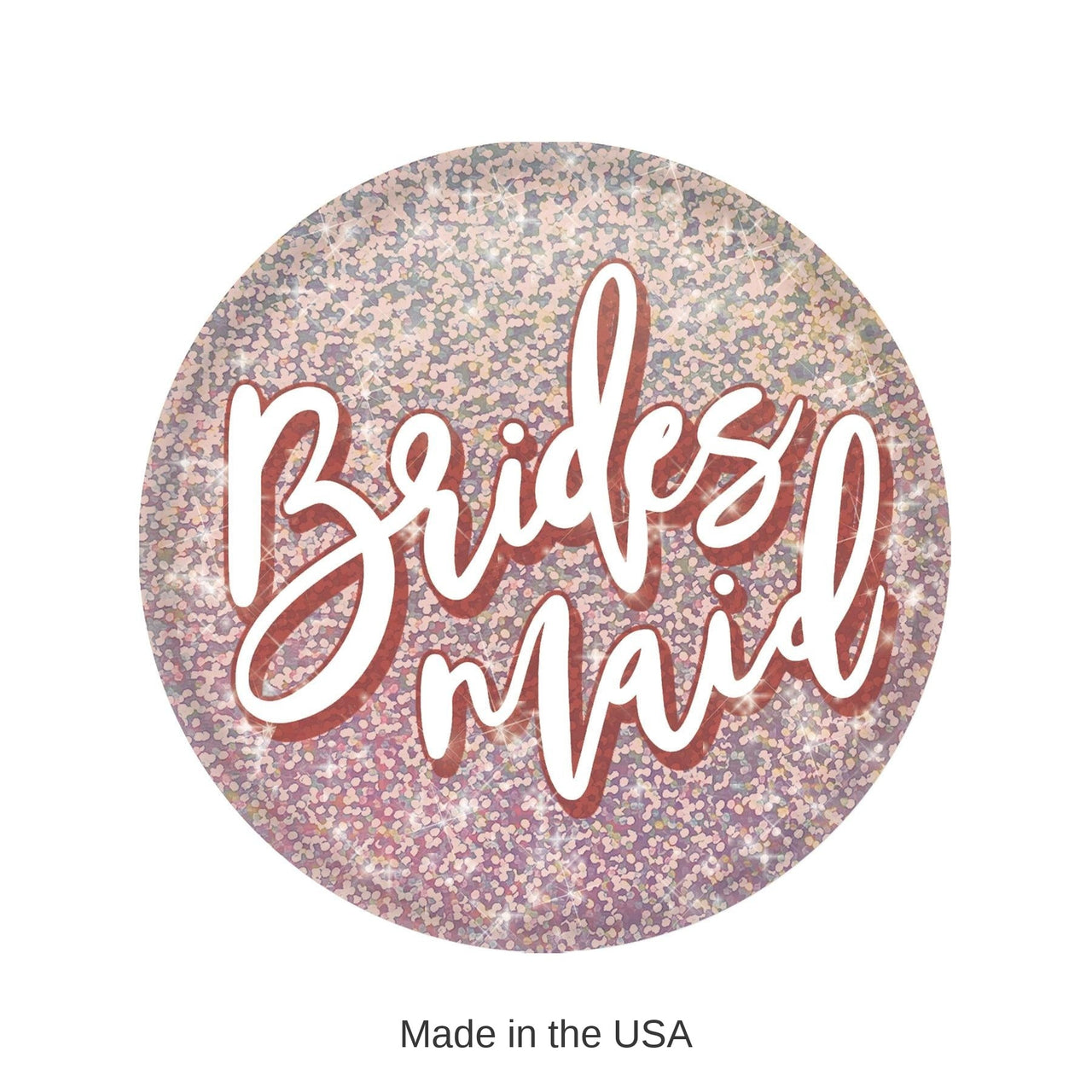 6 Pack Bulk Bridesmaid Button