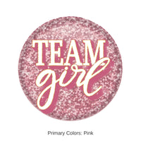 6 Pack Bulk Team Girl Button