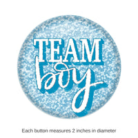6 Pack Bulk Team Boy Button