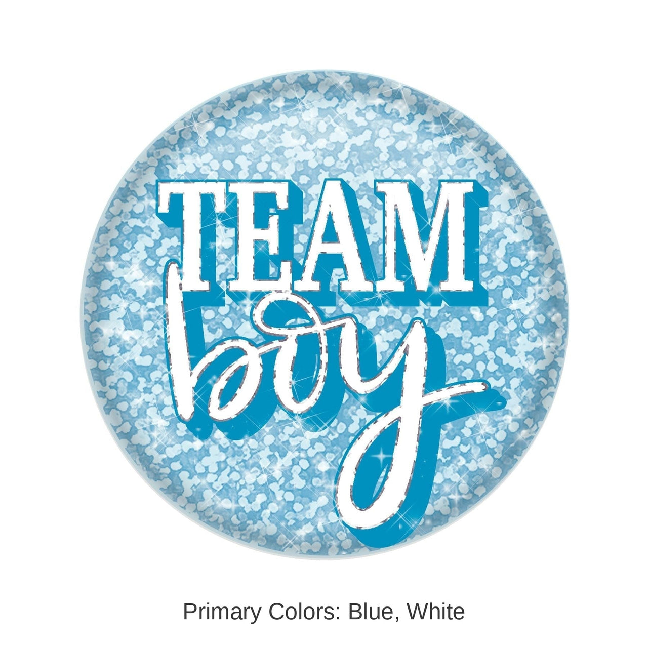 6 Pack Bulk Team Boy Button