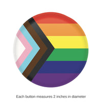 6 Pack Bulk Pride Flag Button