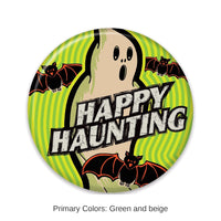 6 Pack Bulk Vintage Halloween Ghost Button