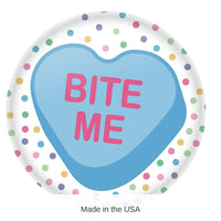 6 Pack Bulk Valentine's Day Bite Me Button