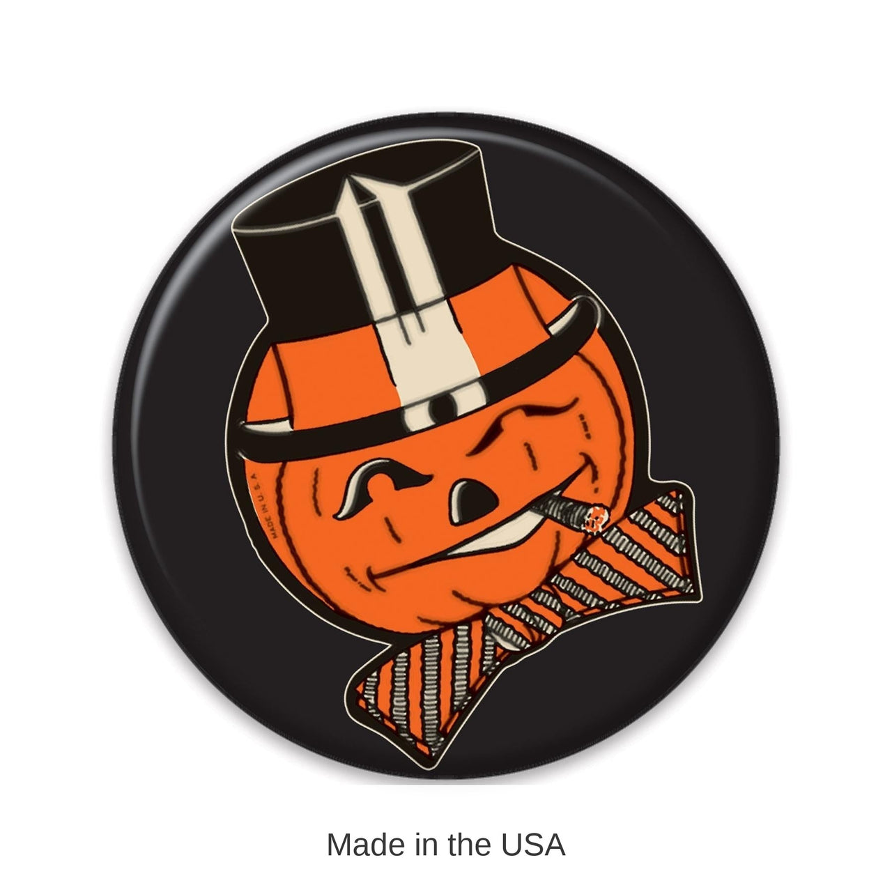 6 Pack Bulk Vintage Halloween JOL Button- Jack-O-Lantern