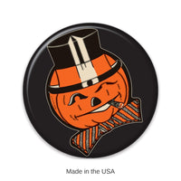6 Pack Bulk Vintage Halloween JOL Button- Jack-O-Lantern