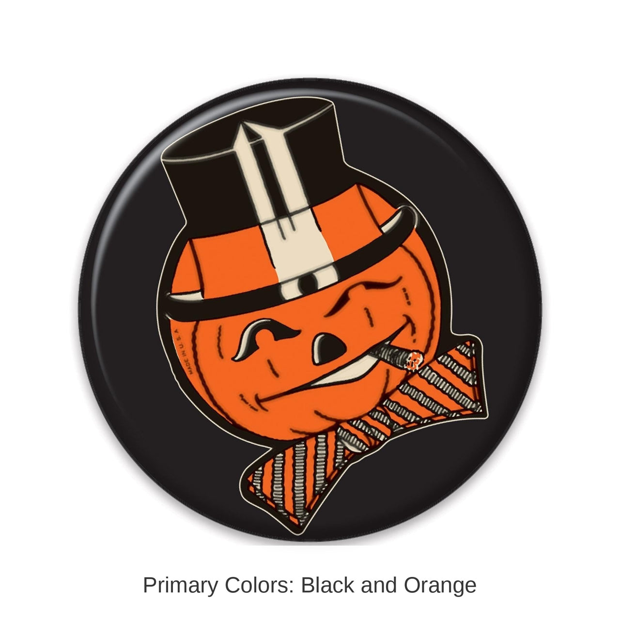 6 Pack Bulk Vintage Halloween JOL Button- Jack-O-Lantern