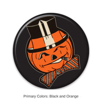 6 Pack Bulk Vintage Halloween JOL Button- Jack-O-Lantern